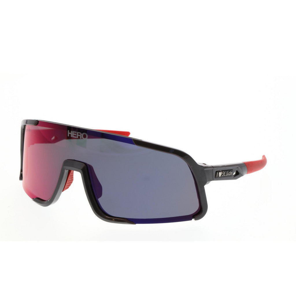 MCR Safety HK43RBZP Safety Glasses: Scratch Resistant, Polycarbonate, Red Mirror Lenses, Full-Framed