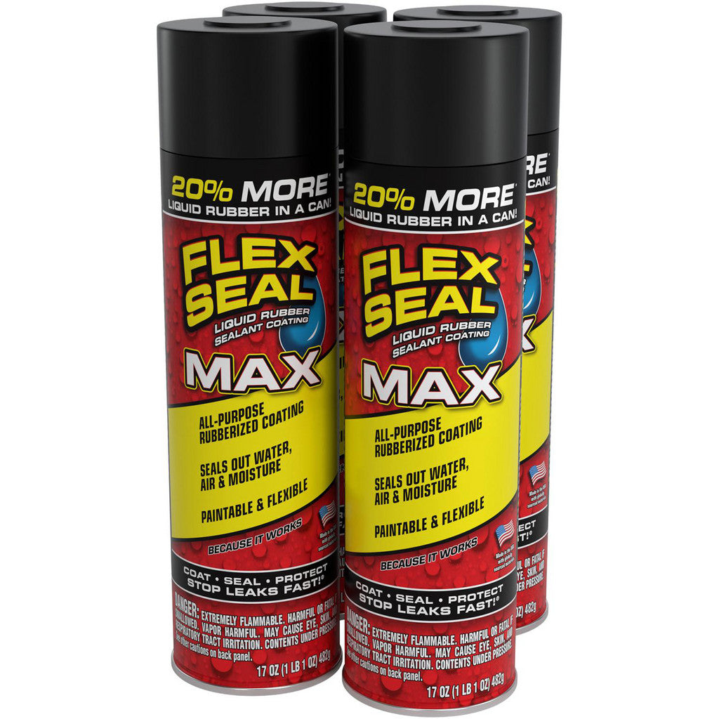 Flex Seal Max, Black, 17, oz. - FSMAXBLK24