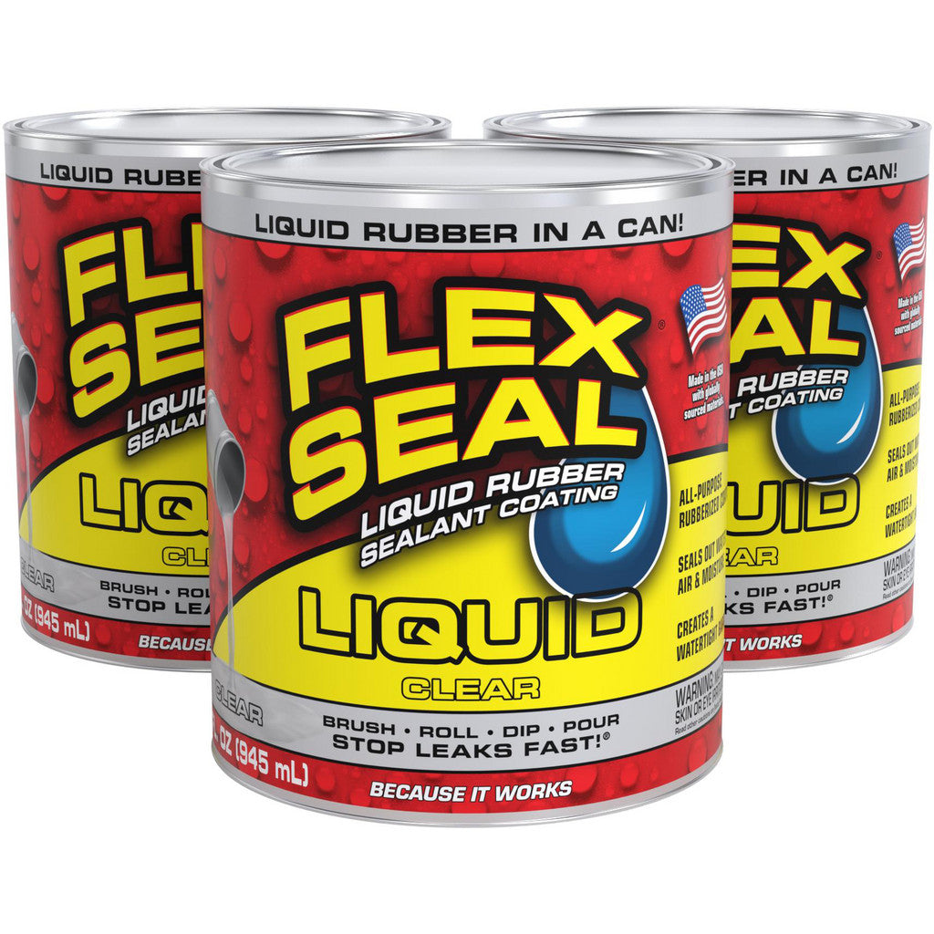 Flex Seal Liquid, Clear, 32 fl oz. - LFSCLRR32