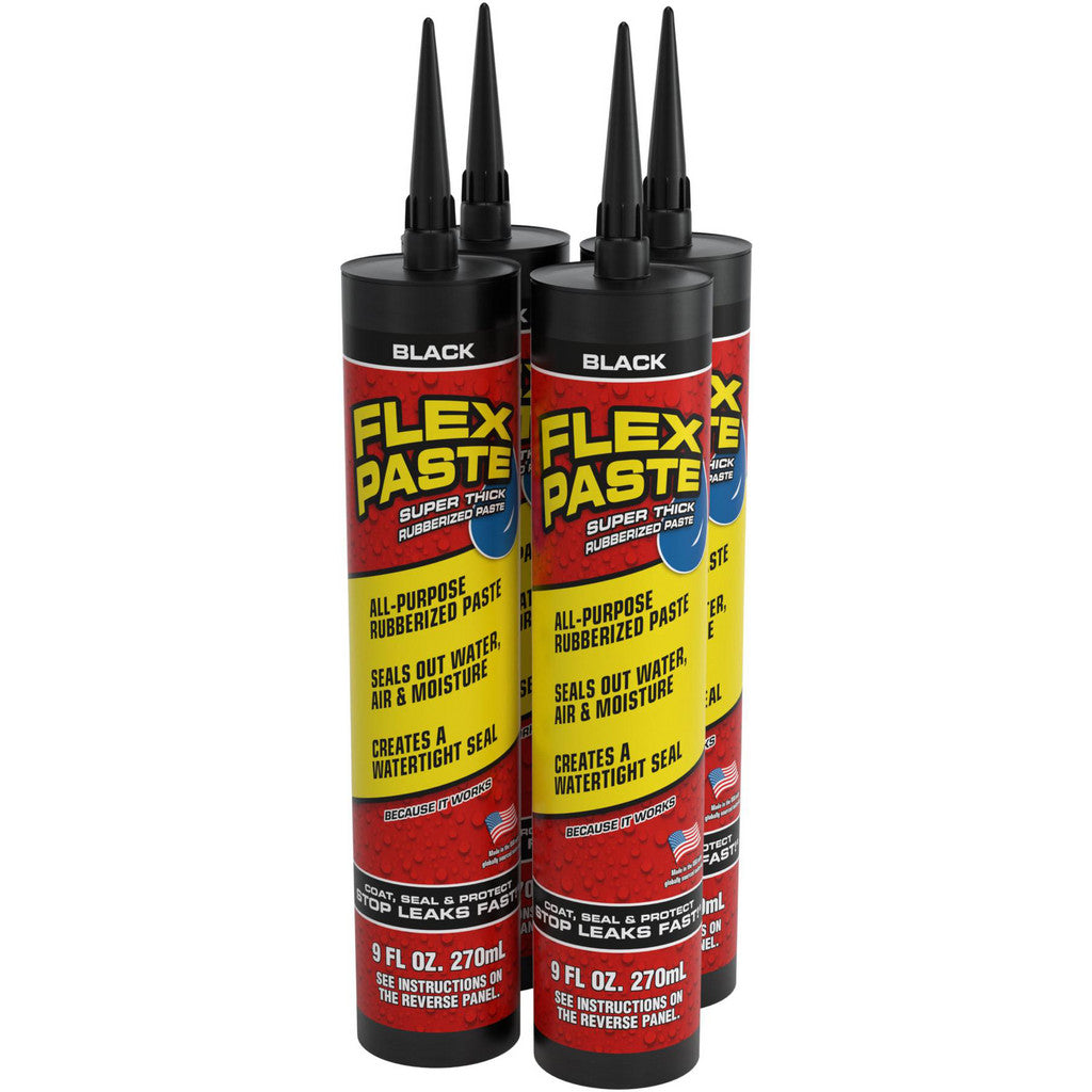 Flex Paste, Black, 9 oz. Cartridge - PFSBLKR10