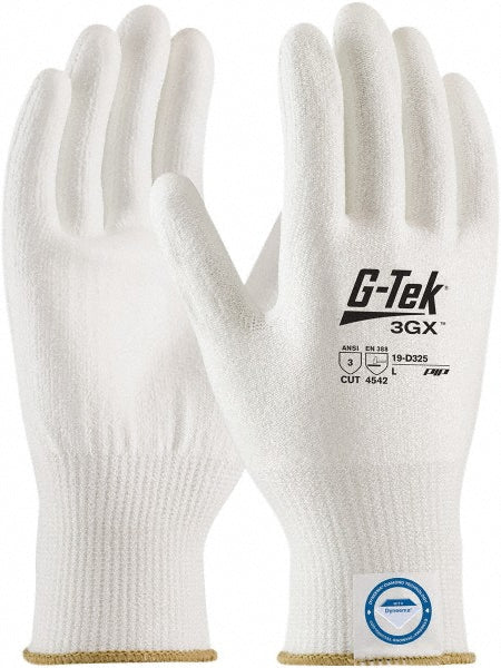 PIP 19-D325/S Cut, Puncture & Abrasion-Resistant Gloves: G-Tek 3GX 19-D325, Size Small, ANSI Cut A3, ANSI Puncture 1, Polyurethane, Dyneema Diamond