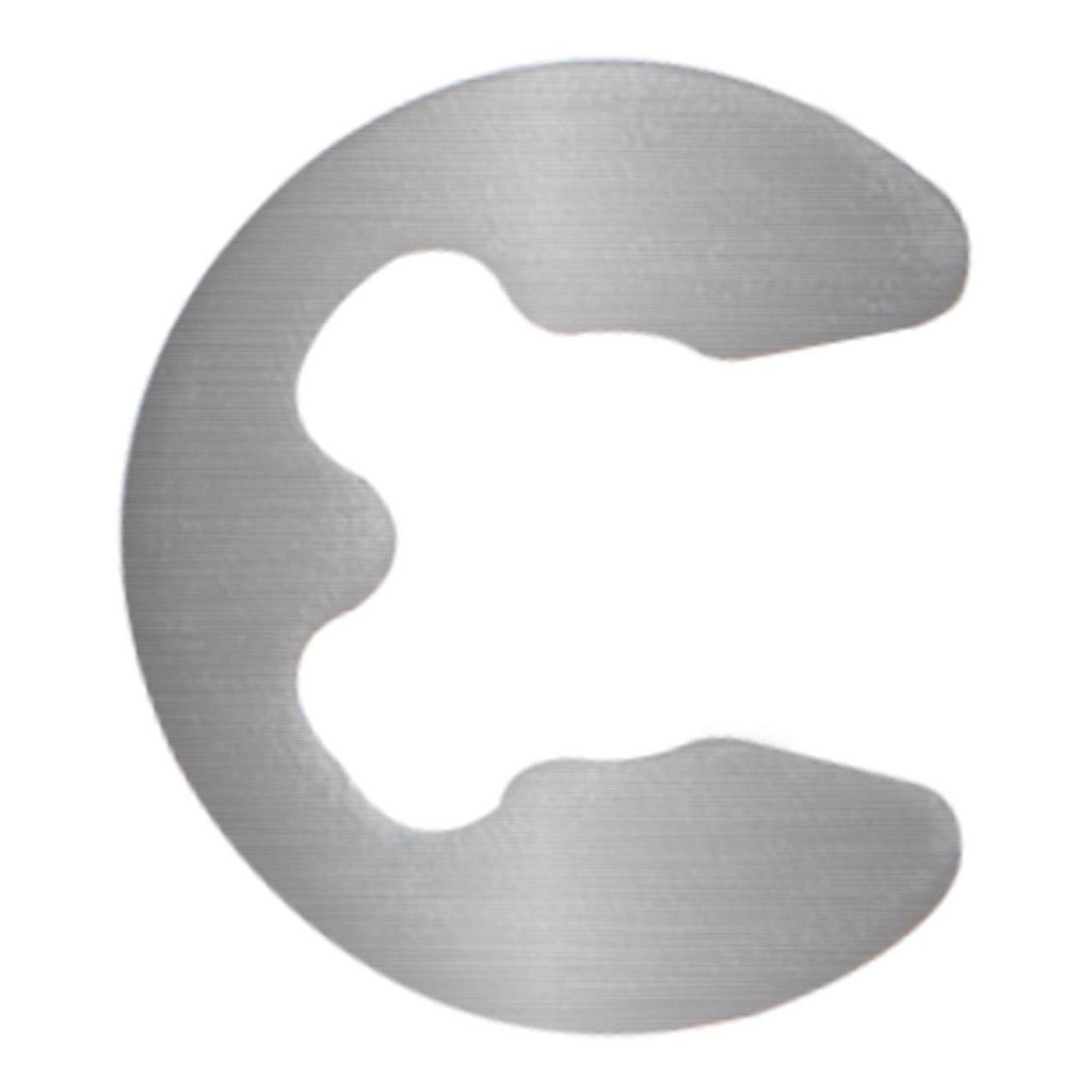 Rotor Clip E-9SS External E Style Retaining Ring: 0.074" Groove Dia, 3/32" Shaft Dia, 15-7 Stainless Steel (Pack of 100)