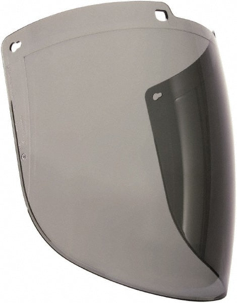 Uvex S9570 Face Shield Windows & Screens: Replacement Window, Gray, 9" High, 0.086" Thick