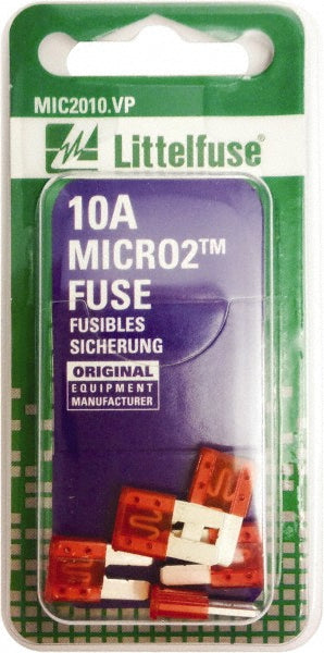 Littelfuse 0327010.LXS Automotive Micro Fuse 10 Amp (Pack of 10)