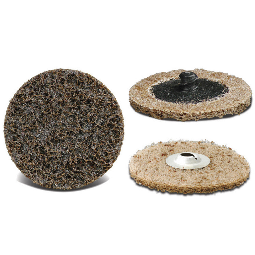 CGW Abrasives 59746 Quick-Change Disc: Roll-On, 3" Dia, Aluminum Oxide, Non-Woven (Pack of 25)