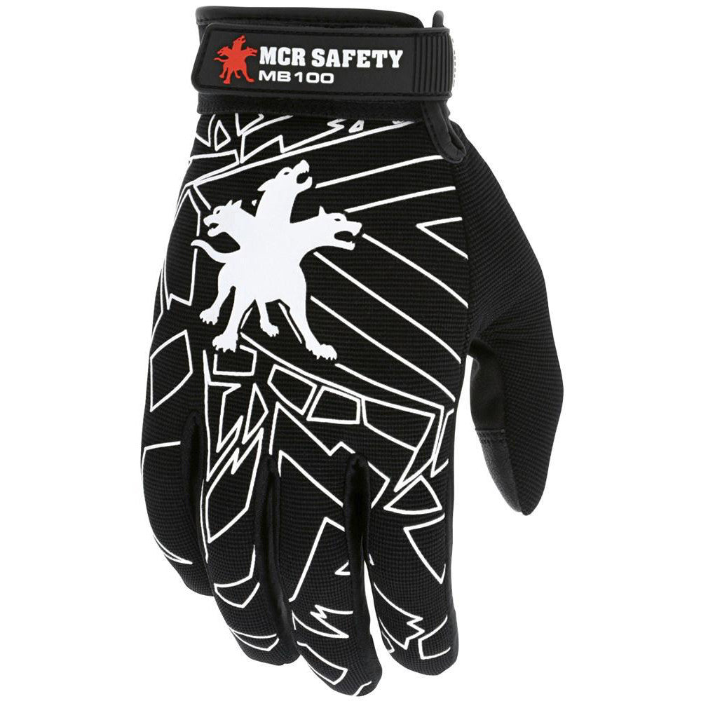 MCR Safety MB100L Work Gloves: Memphis MB100, Size Large, Synthetic Leather Lined, Synthetic Leather, Mechanic's & Lifting