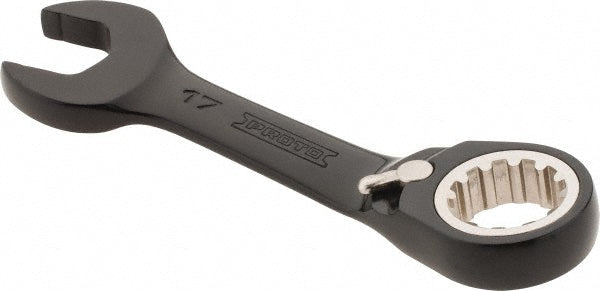 Proto JSCVM17S Combination Wrench: 17.00 mm Head Size, 15 deg Offset
