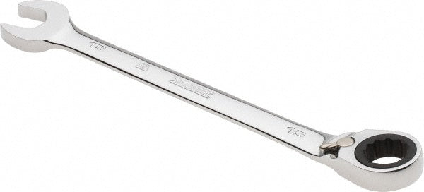 Proto JSCVM15T Combination Wrench: 15.00 mm Head Size, 15 deg Offset