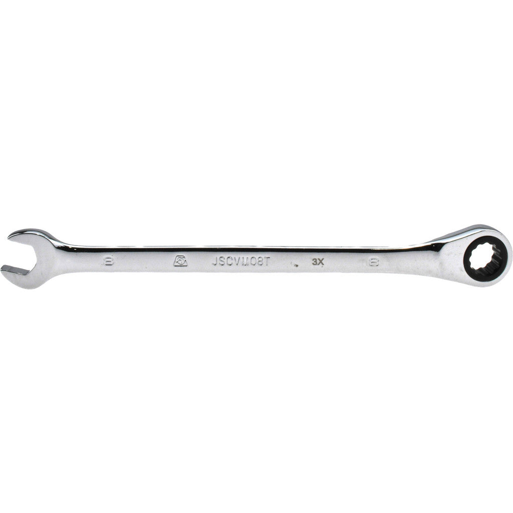 Proto JSCVM08T Combination Wrench: 8.00 mm Head Size, 15 deg Offset