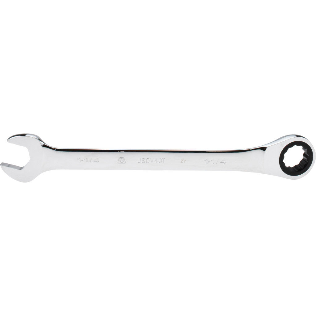 Proto JSCV40T Combination Wrench: 1-1/4" Head Size, 15 deg Offset