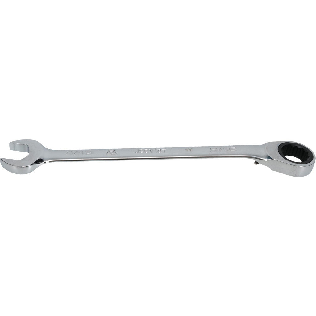 Proto JSCV18T Combination Wrench: 9/16" Head Size, 15 deg Offset