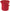 Rubbermaid FG261400RED 14 Qt, 285.75mm High, High-Density Polyethylene Round Red Single Pail with Pour Spout (Pack of 6)