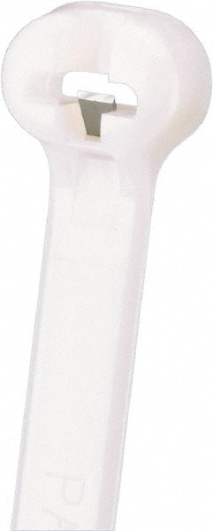 Panduit BT5LH-C Cable Tie: 18.1" Long, Natural, Nylon, Barbed (Pack of 100)