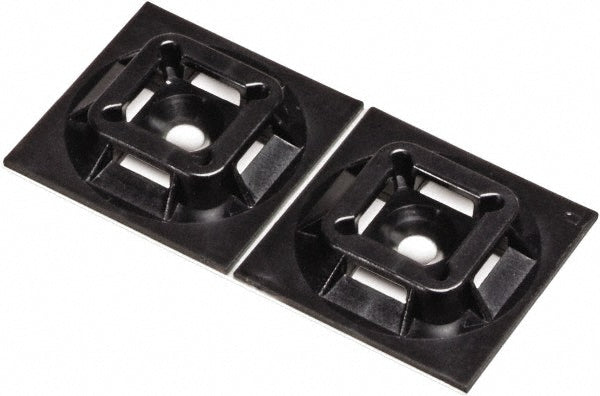 Panduit ABMM-A-C20 Black, ABS, Four Way Cable Tie Mounting Base (Pack of 100)