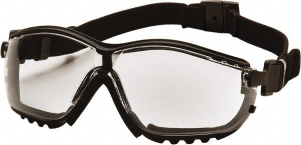 PYRAMEX GB1810ST Safety Goggles: Impact, Anti-Fog & Scratch-Resistant, Clear Polycarbonate Lenses