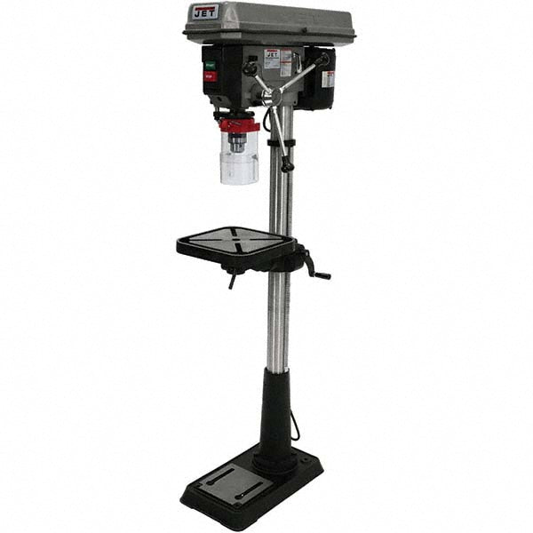 Jet 354400 Floor Drill Press: 15" Swing, 3/4 hp, Belt Drive, 115 V, 1 Phase