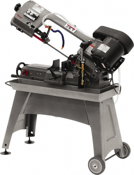 Jet 414453 5 x 8" Manual Horizontal Bandsaw: Step Pulley