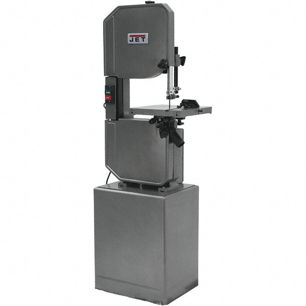 Jet 414500 Vertical Bandsaw: Step Pulley Drive, 13-1/2" Throat Capacity, 6" Height Capacity