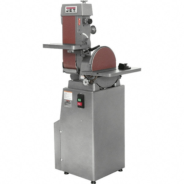 Jet 414553 48" x 6" Horizontal & Vertical Combination Sanding Machine: 12" Disc Dia