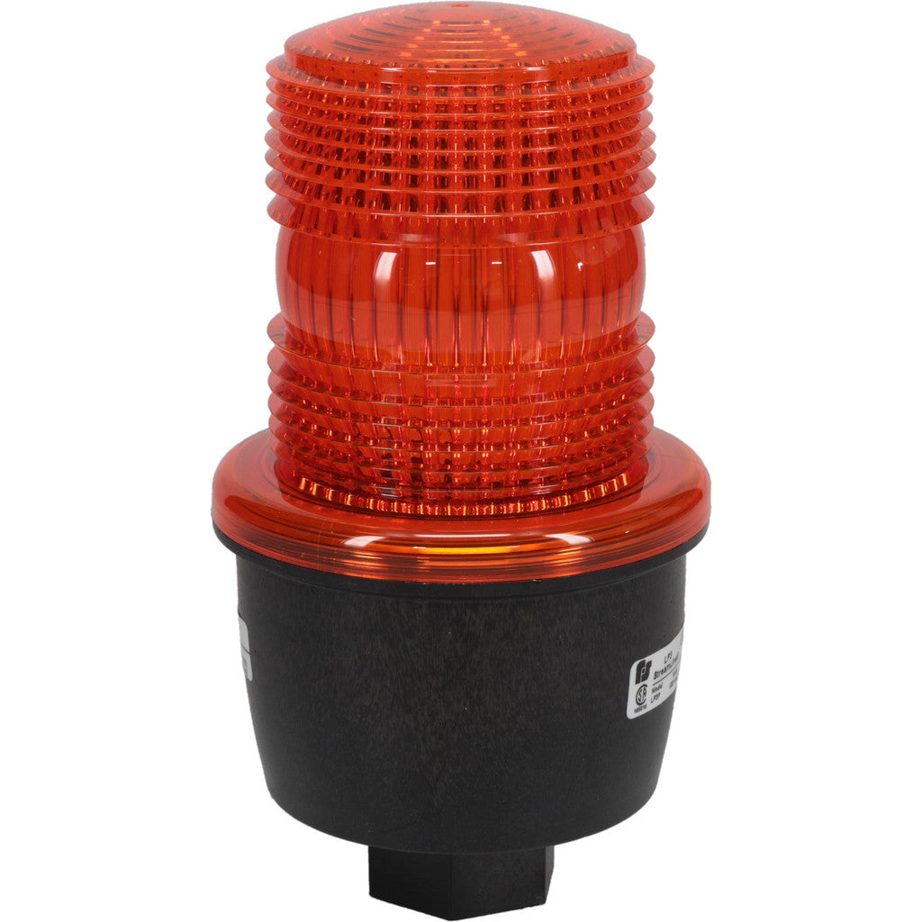 Federal Signal Corp LP3M-120A Low Profile Mini Strobe Light: Amber, Pipe Mount, 120VAC