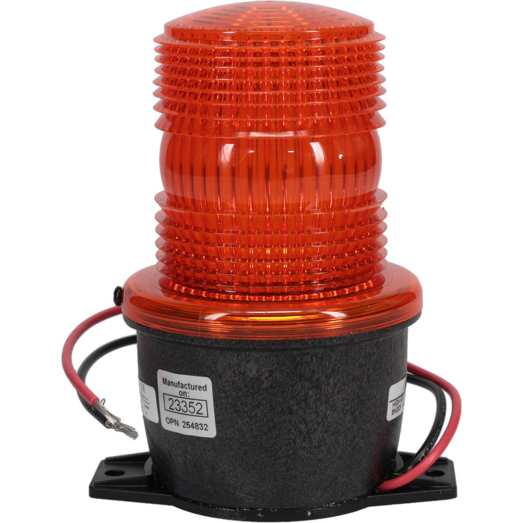 Federal Signal Corp LP3T-012-048A Low Profile Mini Strobe Light: Amber, T-Mount Mount, 12 to 48VDC