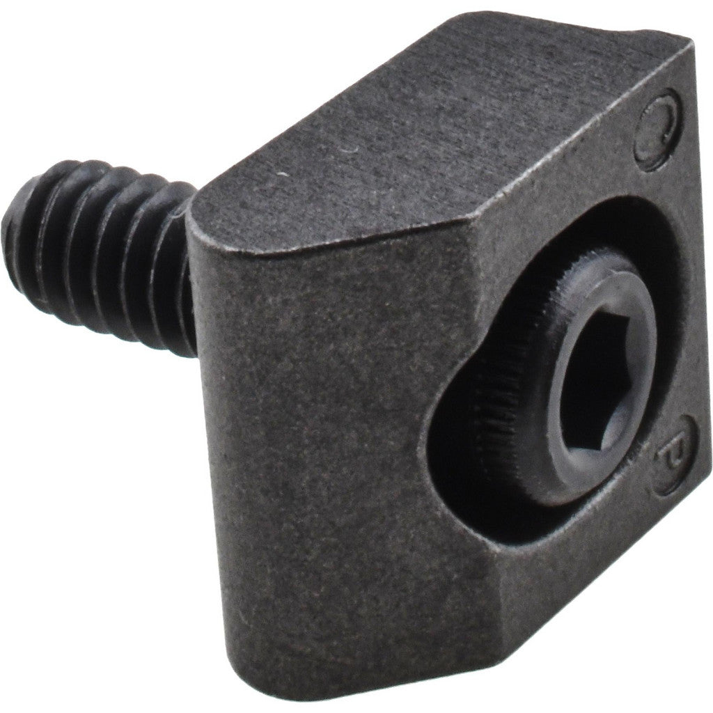 Mitee-Bite 26060 1/4-20 Screw Thread, 3/4" Wide x 0.15" High, Smooth Steel Standard Style Screw Mount Toe Clamp