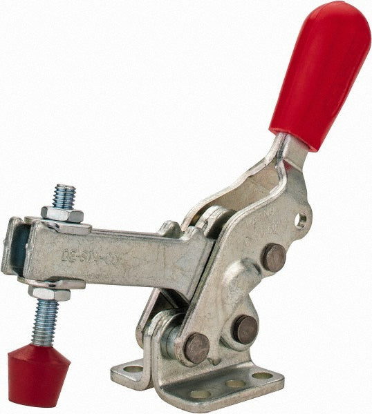 De-Sta-Co 2002-U Manual Hold-Down Toggle Clamp: Vertical, 600.00 lb Capacity, U-Bar, Flanged Base