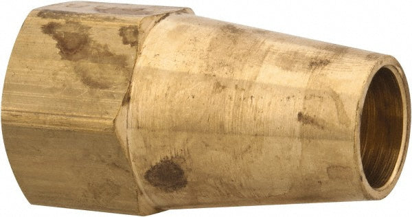 Parker 41FL-8 Brass Flared Tube Long Nut: 1/2" Tube OD, 3/4-16 Thread, 45° Flared Angle