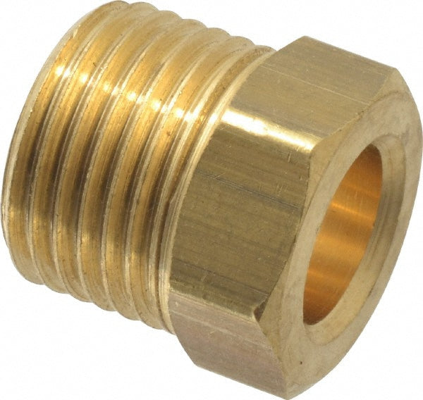 Parker 41IF-6 Brass Flared Tube Inverted Nut: 3/8" Tube OD, 5/8-18 Thread (Pack of 5)
