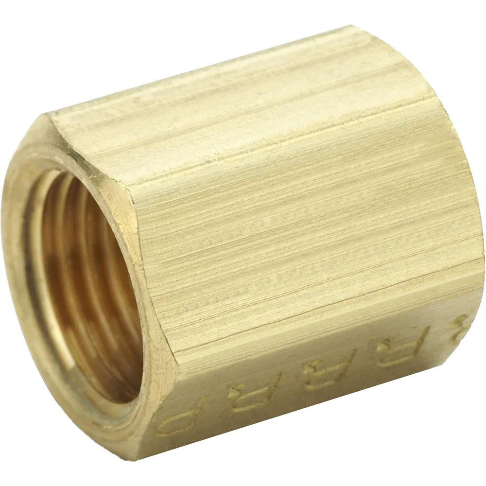 Parker 42IFHD-5 Brass Flared Tube Inverted Union: 5/16" Tube OD, 1/2-20 Thread (Pack of 5)