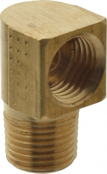 Parker 249IFHD-3-2 Brass Flared Tube Inverted Male Elbow: 3/16" Tube OD, 1/8-27 Thread
