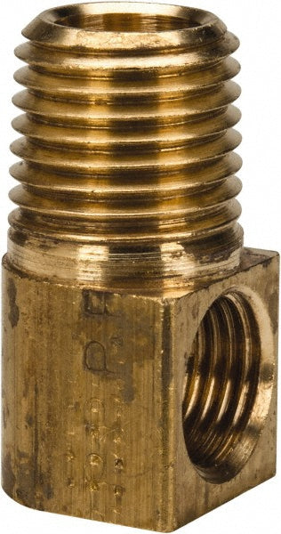 Parker 249IFHD-4-4 Brass Flared Tube Inverted Male Elbow: 1/4" Tube OD, 1/4-18 Thread