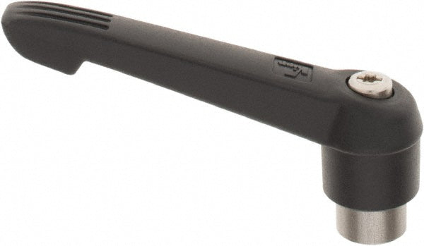 KIPP K0270.3A41 Tension Lever Adjustable Clamping Handle: 3/8-16 Thread, 0.85" Hub Dia, Fiberglass Reinforced Plastic