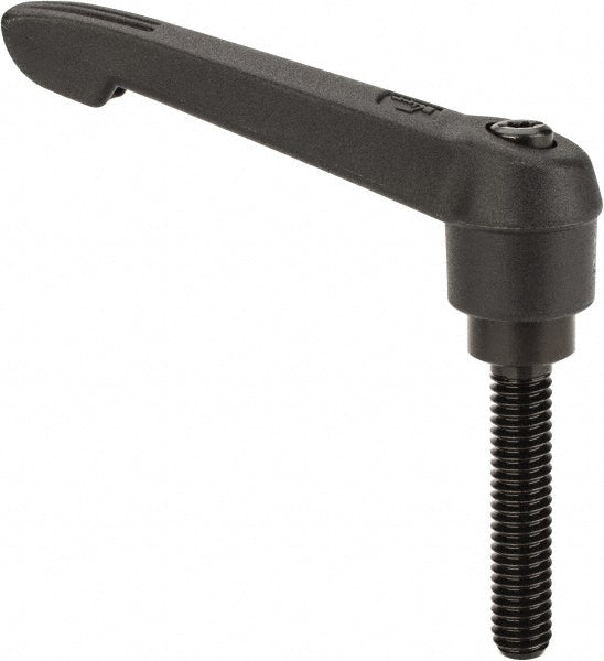 KIPP K0269.2A31X40 Threaded Stud Adjustable Clamping Handle: 5/16-18 Thread, 0.71" Hub Dia, Fiberglass Reinforced Plastic