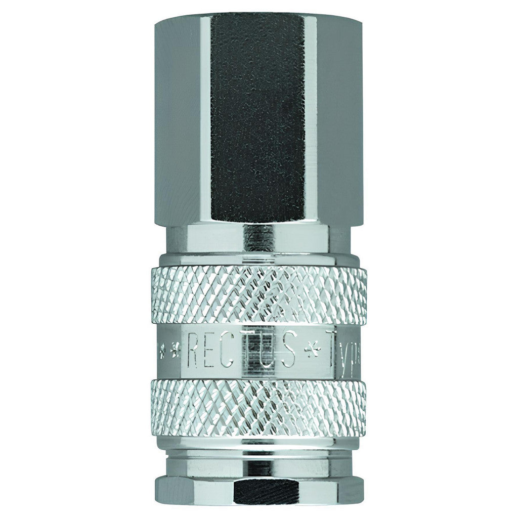 Parker 21KAIN13MPN Pneumatic Hose Fittings & Couplings; Type: Coupler; Coupling Type: Coupler; Interchange Type: High Flow; Thread Type: Female NPSF; Coupler Size: 0.1250; Material: Brass