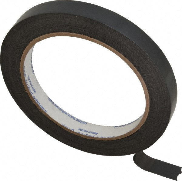 Intertape 197...15 Packing Tape: 1/2" Wide, Black, Rubber Adhesive (Pack of 6)