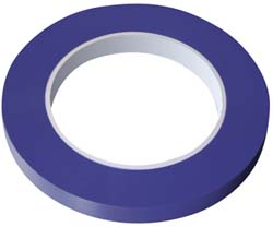 Intertape FM71..2 Masking Tape: 6.00 mm Wide, 110' Long, 5.4 mil Thick, Blue (Pack of 3)