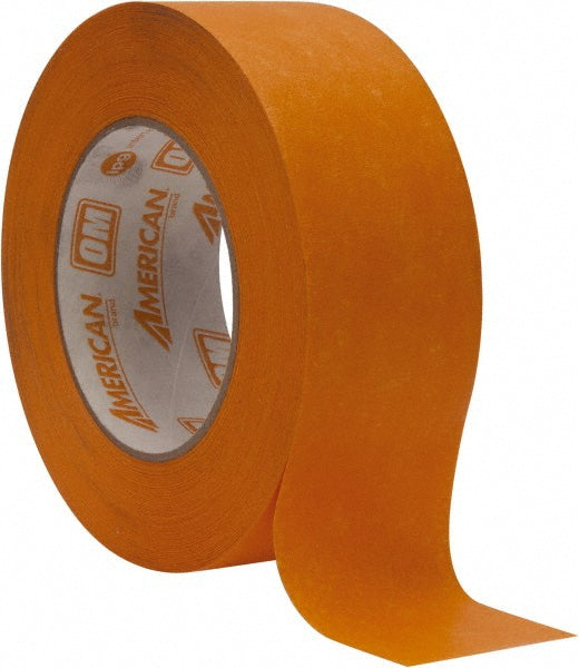 Intertape OM4855 Masking Tape: 2" Wide, 180' Long, 7.3 mil Thick, Orange (Pack of 6)