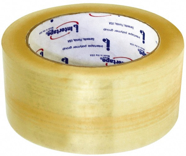 Intertape F4093 Packing Tape: 2" Wide, Clear, Rubber Adhesive