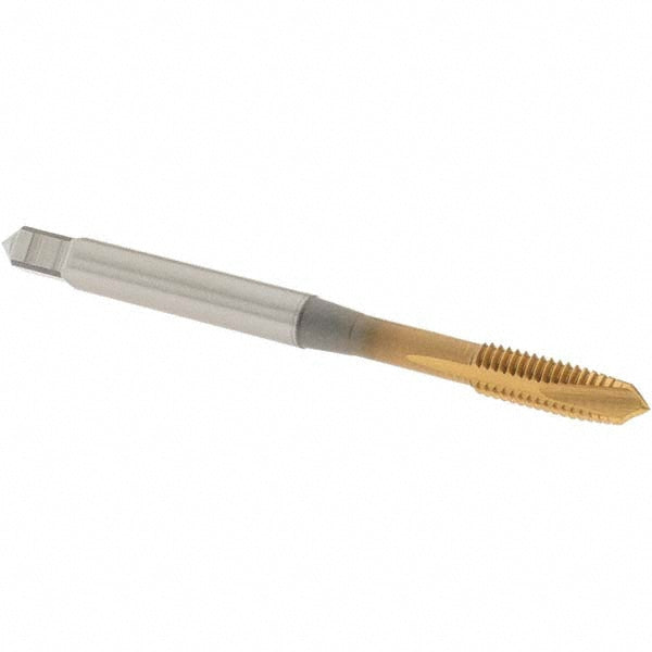 OSG 1101501505 Spiral Point Tap: #10-32 UNF, 3 Flutes, Plug Chamfer, 2B Class of Fit, HSS, TiN Coated