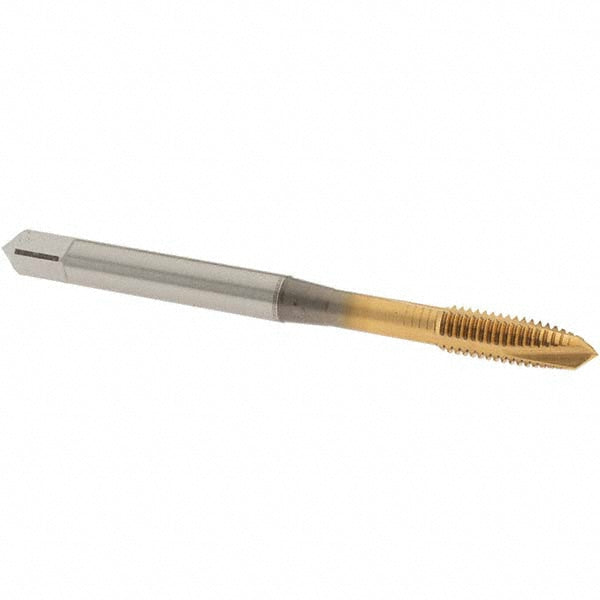 OSG 1101501705 Spiral Point Tap: #10-32 UNF, 3 Flutes, Plug Chamfer, 6H Class of Fit, HSS, TiN Coated