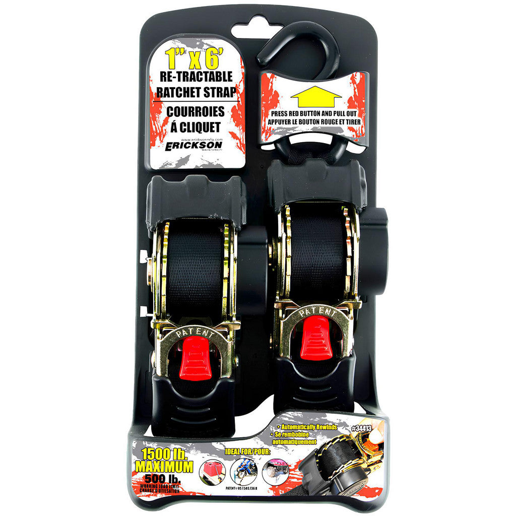 Erickson Manufacturing 34413 Strap Sling: 1" Wide, 6' Long, 500 lb Vertical, 1,500 lb Choker