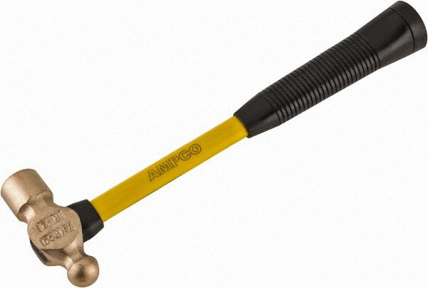 Ampco H-2FG Ball Pein Hammer: 16.00 oz Head, Aluminum