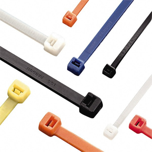 Panduit PLT2S-C3 Cable Tie: 7.4" Long, Orange, Nylon, Standard (Pack of 100)