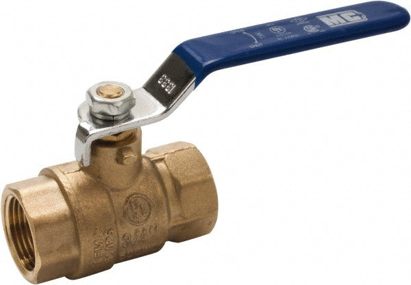 Midwest Control FBB-25NL Full Port Manual Ball Valve: 1/4" Pipe, Full Port