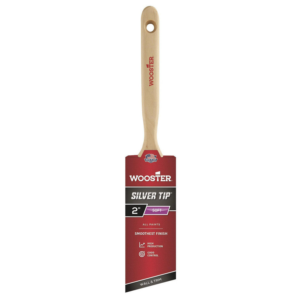 Wooster Brush 5221-2 Paint Brush: 2" Wide, Synthetic, Synthetic Bristle