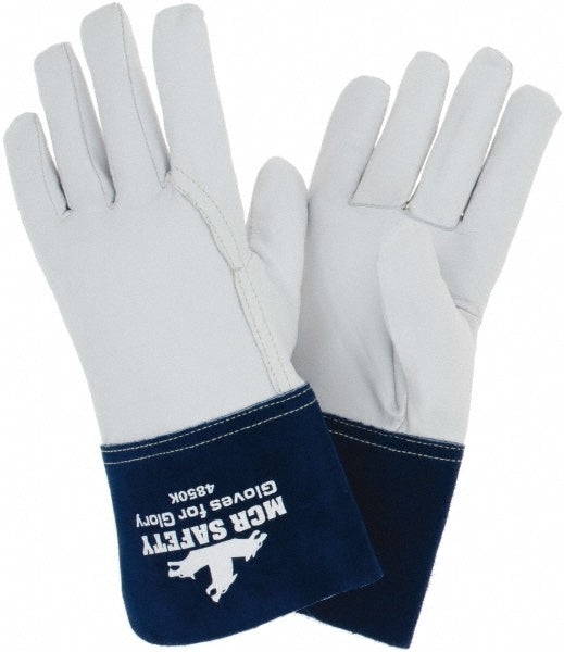 MCR Safety 4850KS Welding Gloves: Gloves for Glory Size Small, Goatskin Leather, Pair