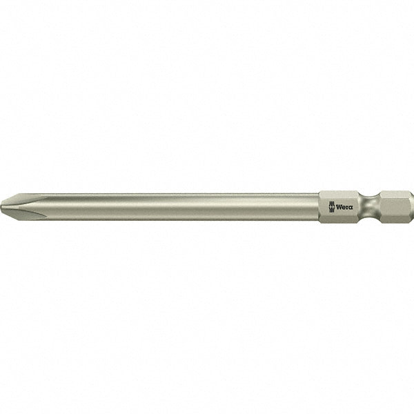 Wera 5071081001 Phillips Screwdriver Insert Bit: #1 Point, 1/4" Drive, 3-1/2" OAL