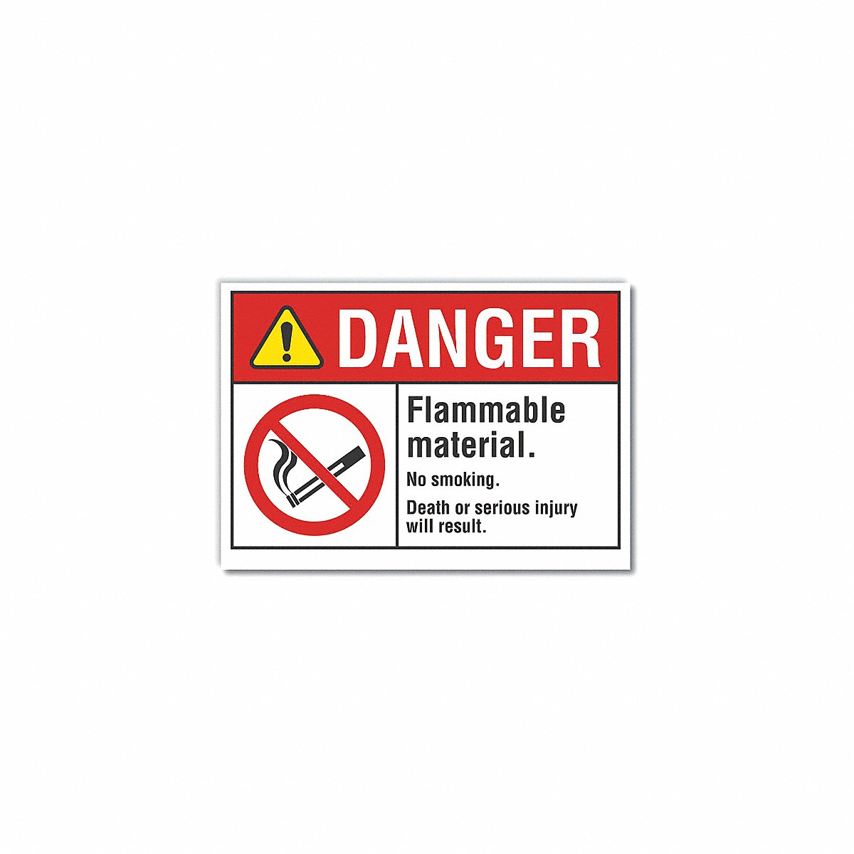 Lyle Danger Sign 7 in x 10 in Non-PVC Polymer (LCU4-0125-ED_10x7)