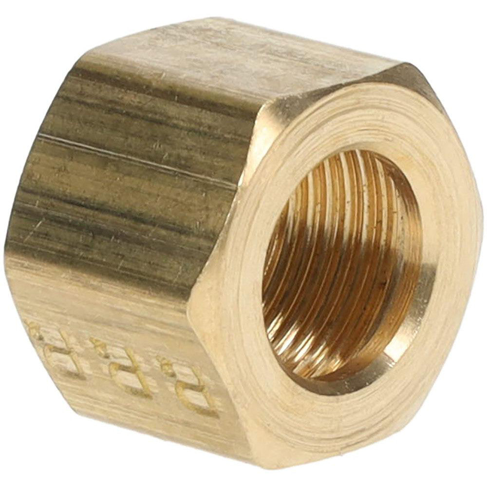 Parker 61C-6 Compression Tube Nut: 9/16-24, 3/8" Tube OD, Compression (Pack of 5)